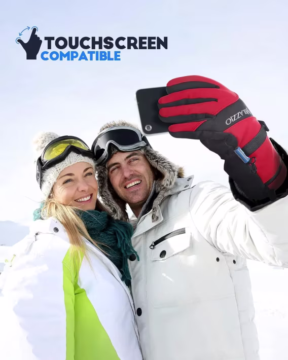 VELAZZIO Su Geçirmez Nefes Alabilir Kayak Eldiveni