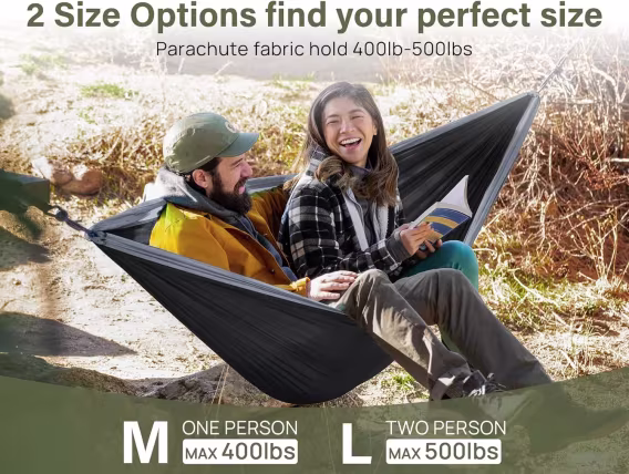 Kootek Kamp Hamak Çift ve Tek Kişilik