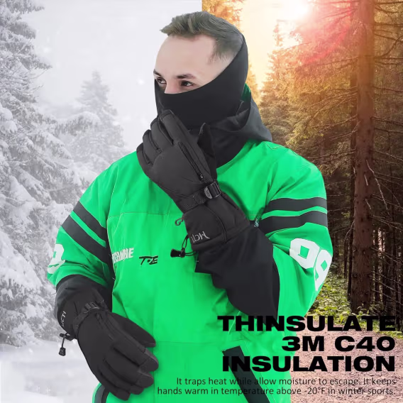 MCTi Snowboard Kar Araci Soğuk Hava Eldivenleri
