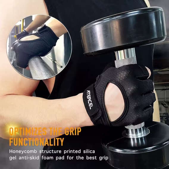 TERCEL Ağırlık Kaldırma Eldiveni Tam Avuç Koruması