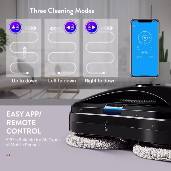 CHOVERY 5600Pa Güçlü Emişli  Akıllı Cam Temizleme Robotu