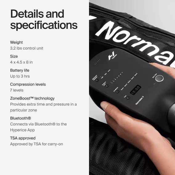 Hyperice Normatec 3  Dinamik Kompresyon Masajlı İyileşme Sistemi