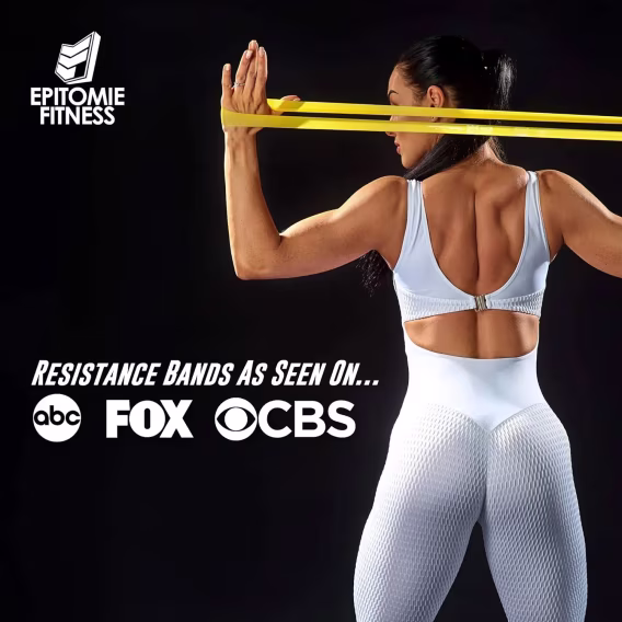 Epitomie Fitness Direnç Bandı 4'lü Set  Doğal Lateks