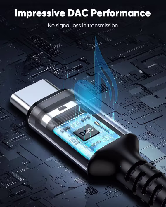 Highwings USB C  3,5 mm Aux Ses Kablosu