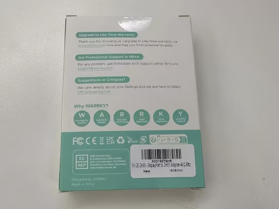 Warrky DisplayPort  HDMI Adaptörü 2'li Paket (4K, UHD)