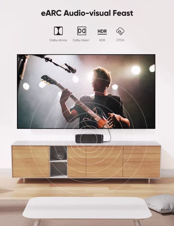 Highwings 8K İnce HDMI Kablosu 2.1  2'li Paket