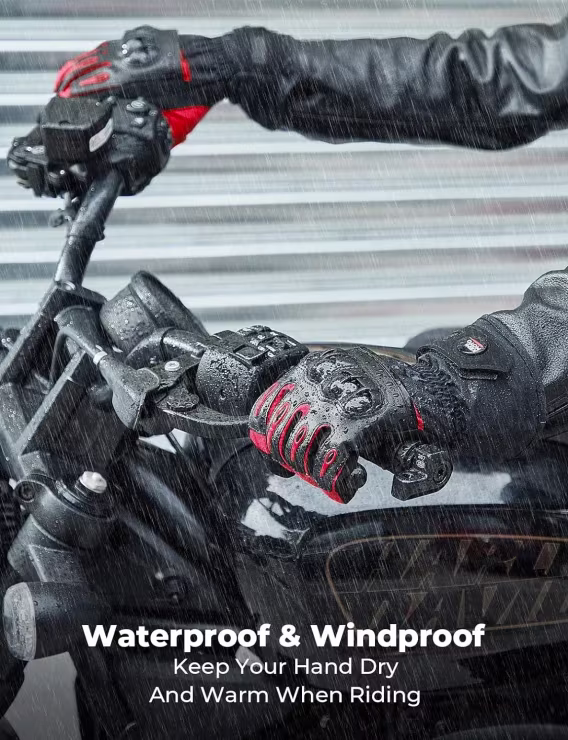 KEMIMOTO Kış Motosiklet Eldivenleri G00701