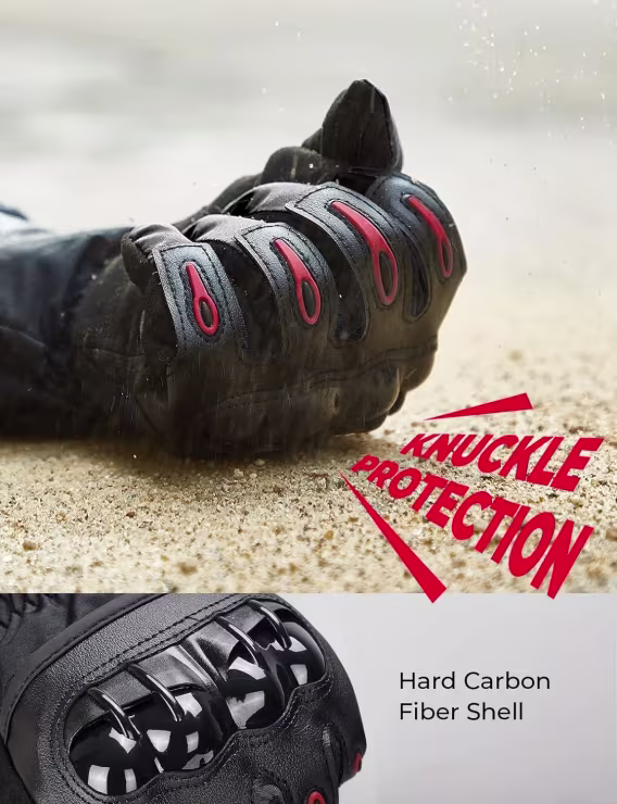 KEMIMOTO Kış Motosiklet Eldivenleri G00701