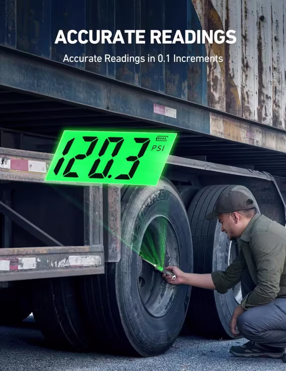 AstroAI Dijital Lastik Basıncı Göstergesi 230 PSI