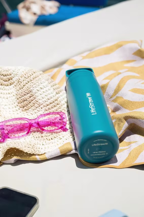 LifeStraw Go Serisi  Yalıtımlı Paslanmaz Çelik Su Filtreli Şişe