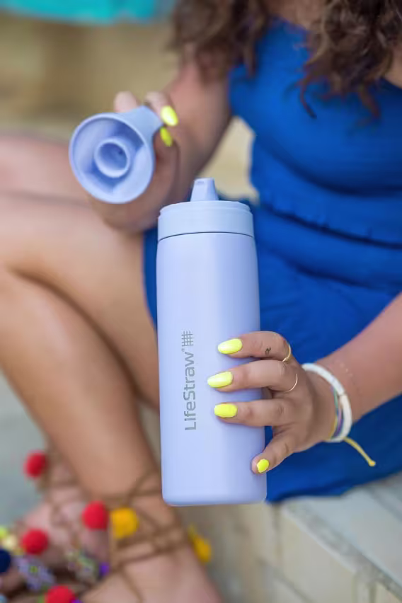 LifeStraw Go Serisi  Yalıtımlı Paslanmaz Çelik Su Filtreli Şişe