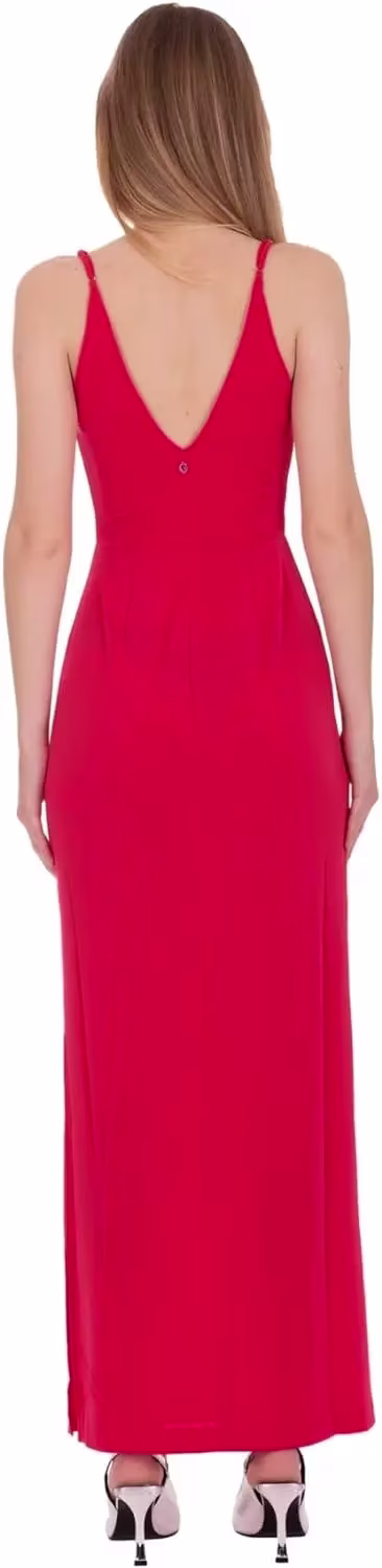 GUESS Kadın Micro Straps Ramsha Uzun Elbise