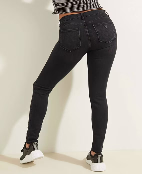 GUESS Power Düşük Bel Skinny Fit Kadın Jean