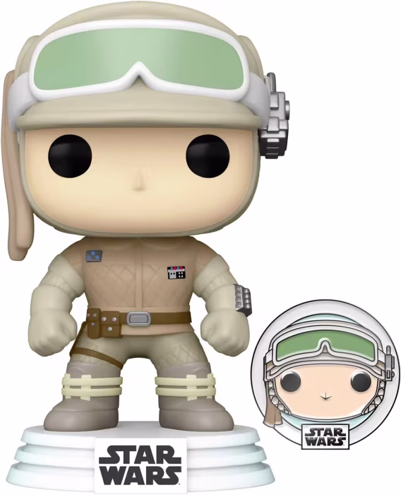 Funko Star Wars: Hoth Luke Skywalker Figürü ve Rozet