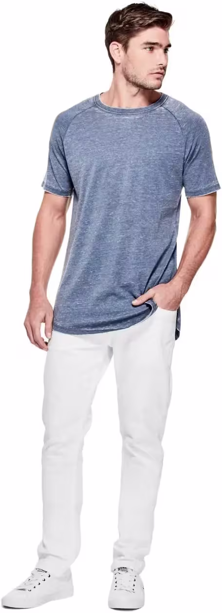 GUESS Erkek Orta Bel Slim Fit Dar Kesim Paça Jean