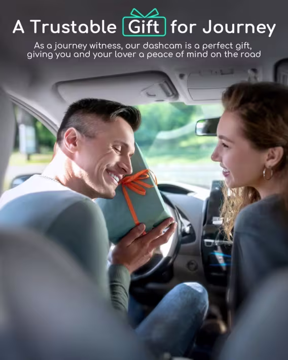 COOAU Araç Kamerası Ön ve İç Kamera 1080P