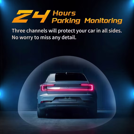 iiwey T1pro Ön ve Arka Araç Kamerası - 1080P