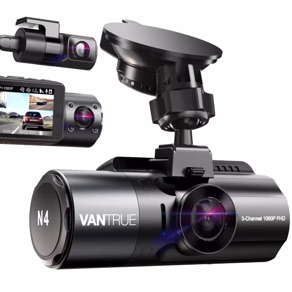 Vantrue N4 3 Kanal 4K Araç Kamerası