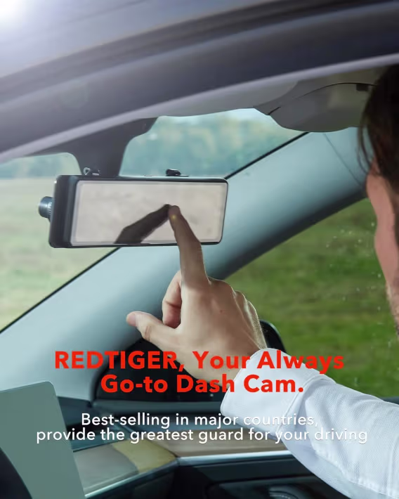 REDTIGER T700 4K 1080P Aynalı Araç Kamerası