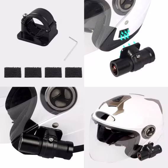 VSYSTO 2K WiFi Su Geçirmez Motosiklet Kaskı Aksiyon Kamerası