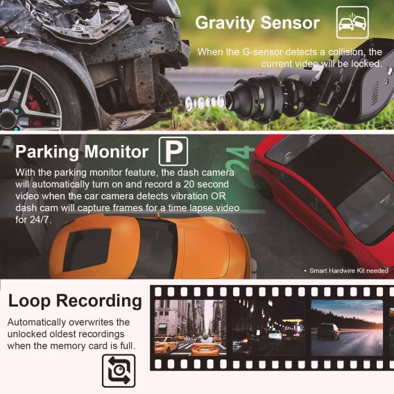 REXING V1  4K Ultra HD Araç İçi Kamera