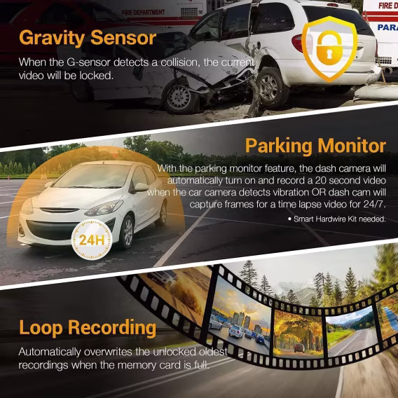 Rexing V1GW4K Ultra HD Araç İçi Kamera