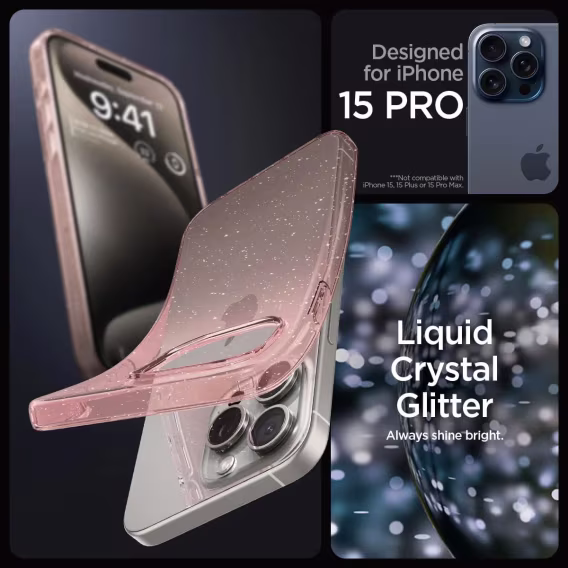 Spigen  iPhone 15 Pro Liquid Crystal Kılıf (2023)