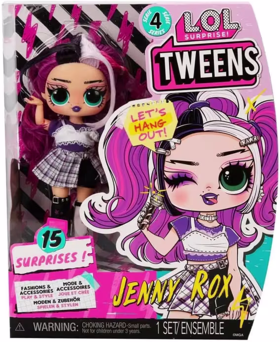 L.O.L. Surprise! Tweens 4. Sezon Moda Bebeği Jenny Rox ve 15 Sürpriz