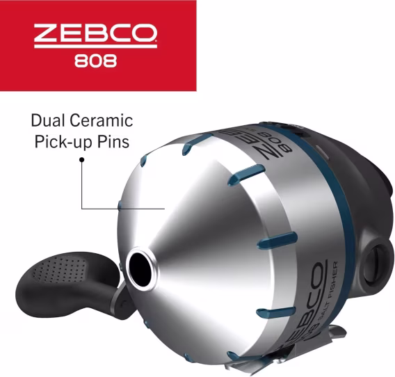 Zebco 808 Tuzlu Su Spincast Paslanmaz Çelik Balıkçılık Makarası Kapağı