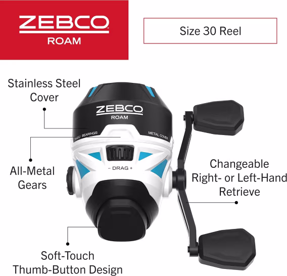 Zebco Roam İplik Balıkçılık Makarası  Boyut 30