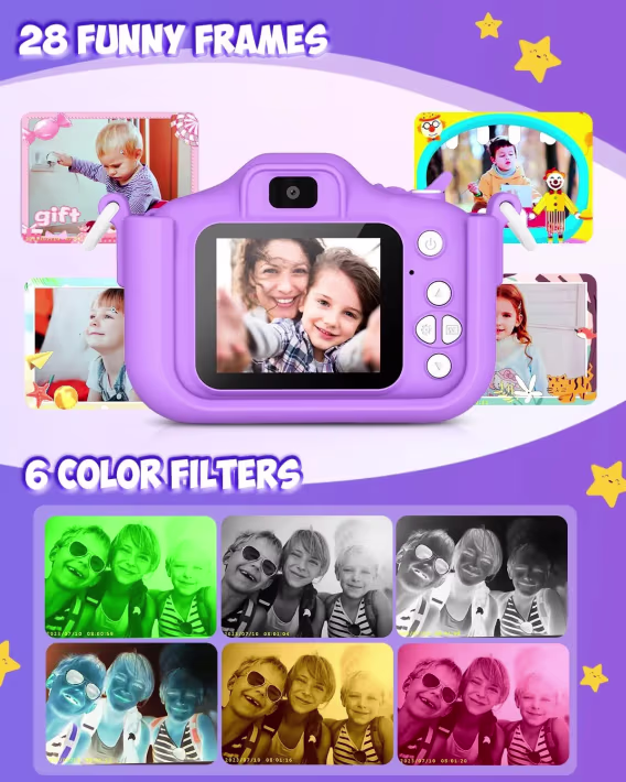 Desuccus Çocuklar için Dijital Kamera 