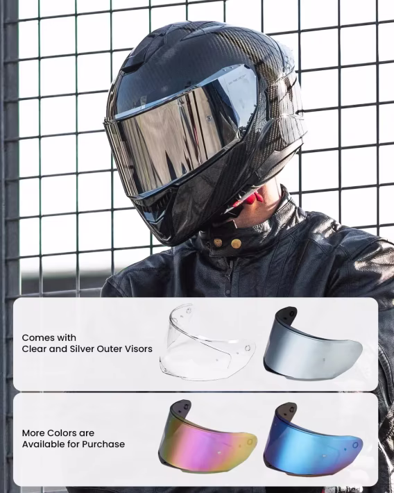  ILM Tam Yüz 861A Model Motosiklet Kask