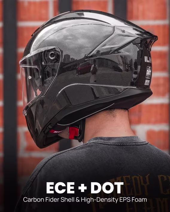  ILM Tam Yüz 861A Model Motosiklet Kask