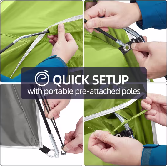 CAMEL CROWN 2/3/4 Kişilik Kamp Çadırları