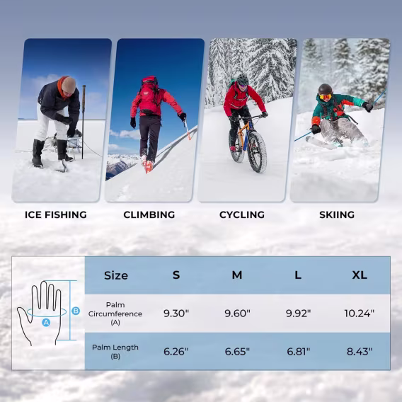 KastKing IceRiver Balıkçılık Eldivenleri