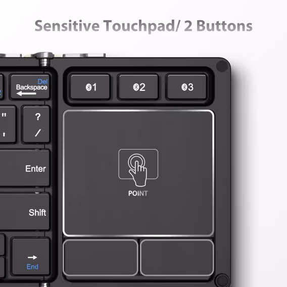 iClever BK08 Bluetooth Katlanır Klavye