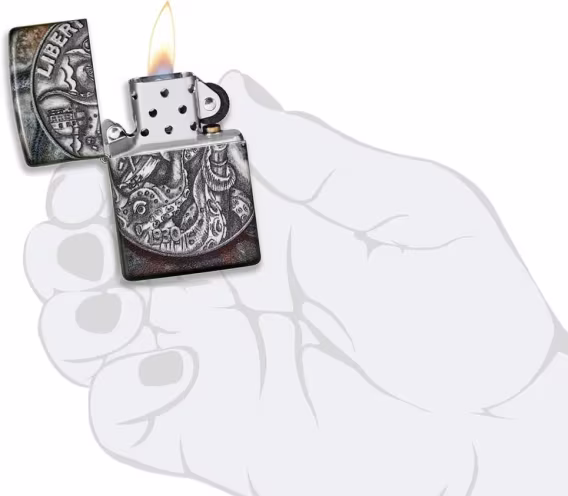 Zippo Deniz Çakmağı (540 Renkli Korsan Parası)