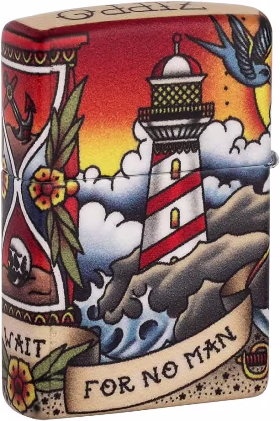 Zippo Deniz Çakmağı (540 Renk Deniz Dövmesi)