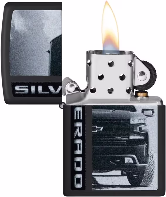 Zippo Chevy Çakmak (Silverado Truck Siyah Mat)