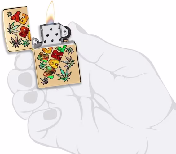 Zippo Bob Marley Çakmaklar  Yüksek Cilalı Pirinç Füzyon