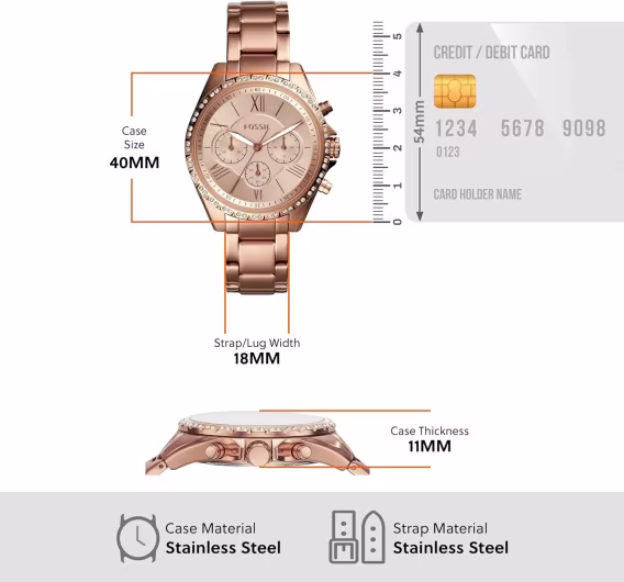 Fossil Kadın Modern Courier Paslanmaz Çelik Saat