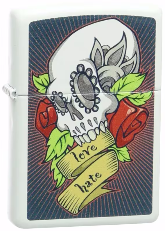 Zippo Çakmak  Parlak Siyah Kukla Telleri