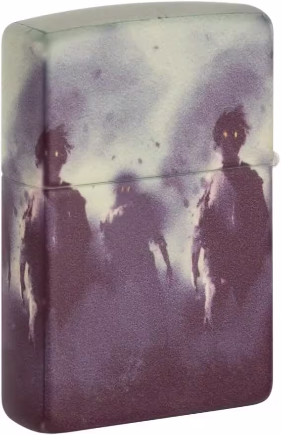 Zippo Çakmak  Ayçiçeği Desenli Doku Baskı Siyah Mat