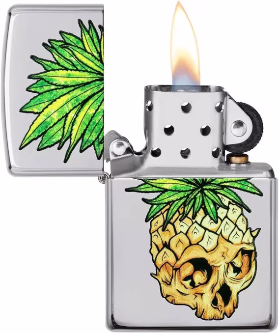 Zippo Çakmak  Ayçiçeği Desenli Doku Baskı Siyah Mat
