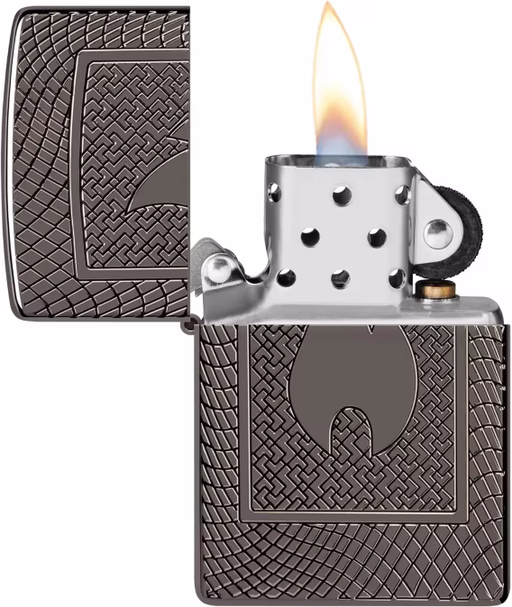 Zippo Alev Çakmaklar  Derin Oymalı Alev Zırhı