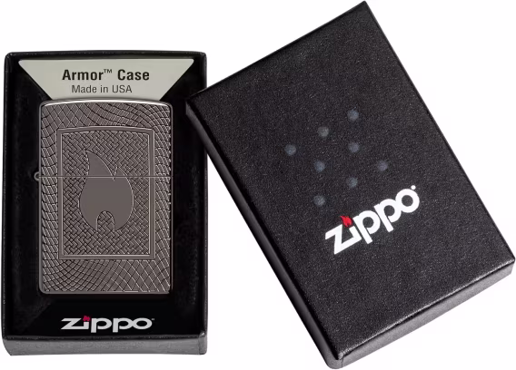 Zippo Alev Çakmaklar  Derin Oymalı Alev Zırhı