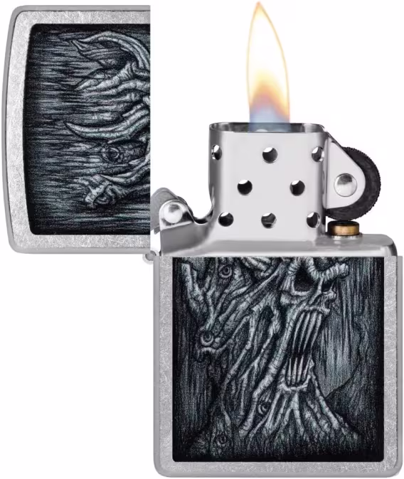 Zippo Kötü Adam Çakmak (Sokak Kromu Şeytan Ağacı)