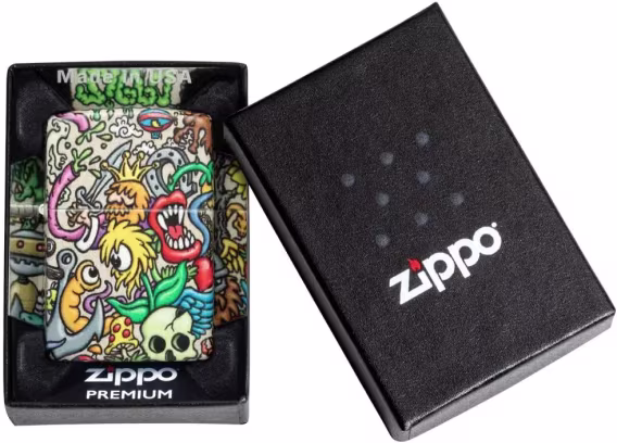 Zippo Sanatsal Çakmaklar  540 Renk Crazy Collage