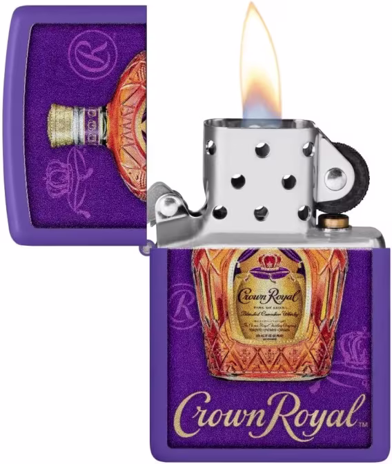Zippo Crown Royal Çakmak  Mor