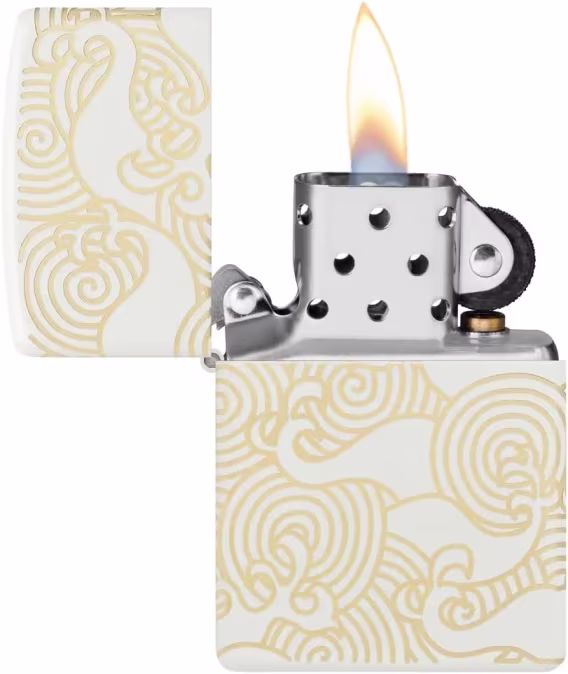 Zippo Artistik Çakmak  Beyaz